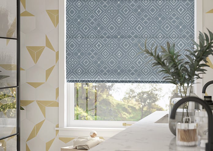 Newquay, Sterling - Motorised Roman Blind - Image 5